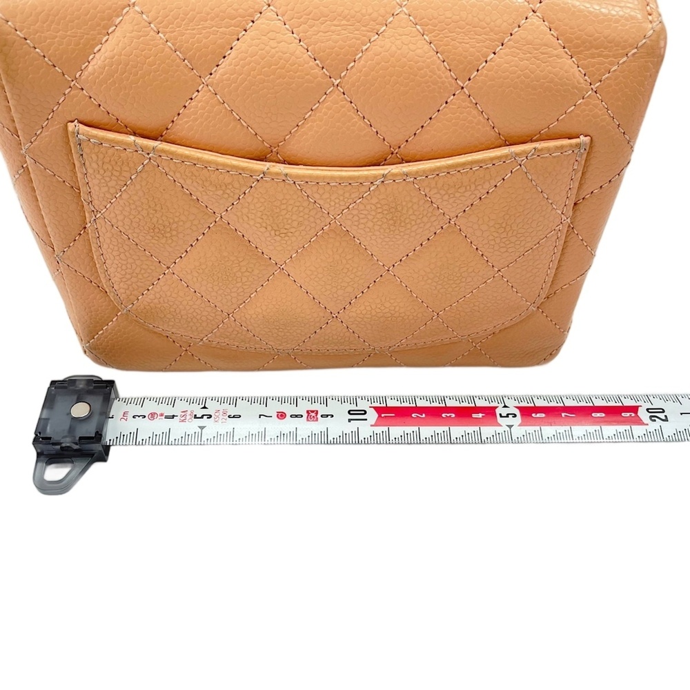 Chanel Mini Matelassé Shoulder Bag, Orange - Picture 4 of 13